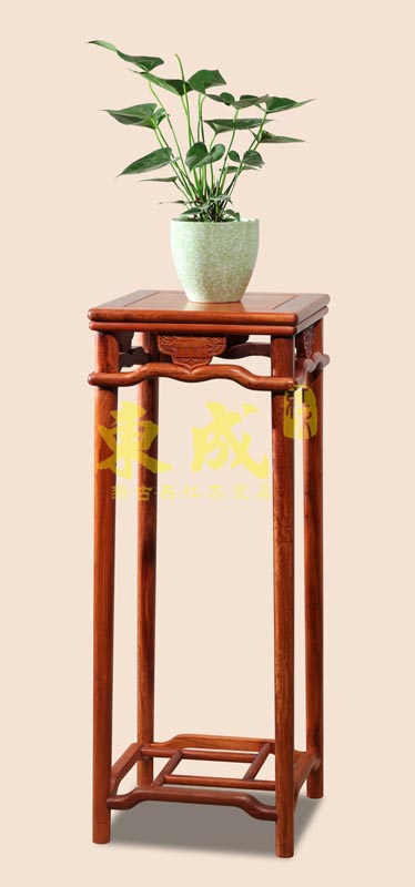 东成红木香茗花架 