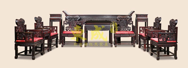 东成红木2.7米中堂