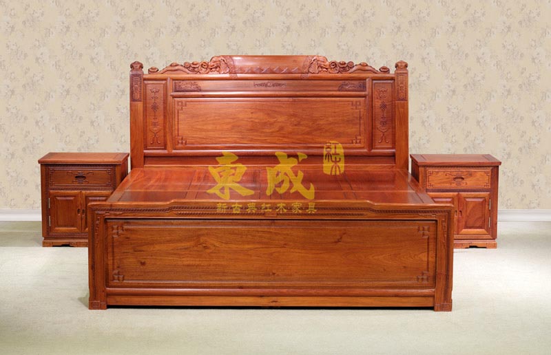 东成红木豪华大象大床.